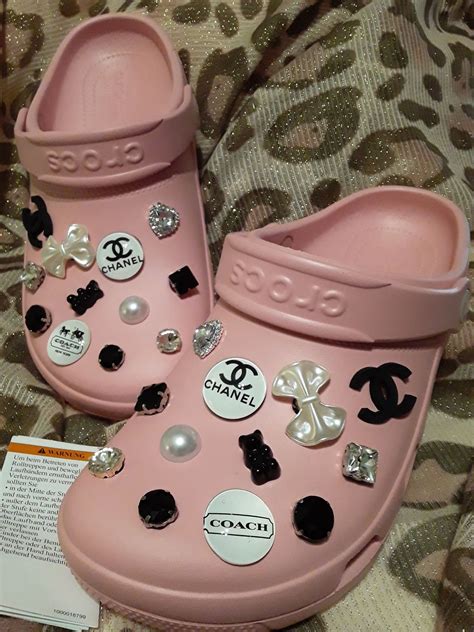 crocs chanel charms|customize Crocs charms.